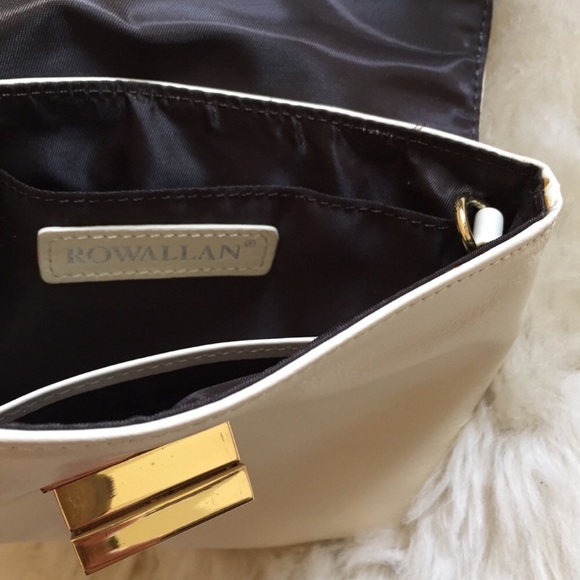 Rowallan Of Scotland Ivory Leather Crossbody Bag - Picture 7 of 8